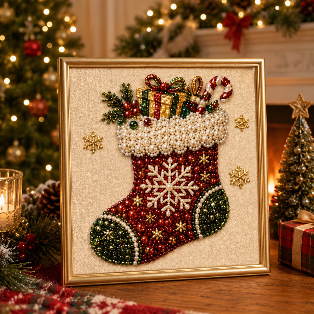 Christmas Pearl Diamond Painting Kit