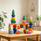✨Montessori Wooden Balance Stones
