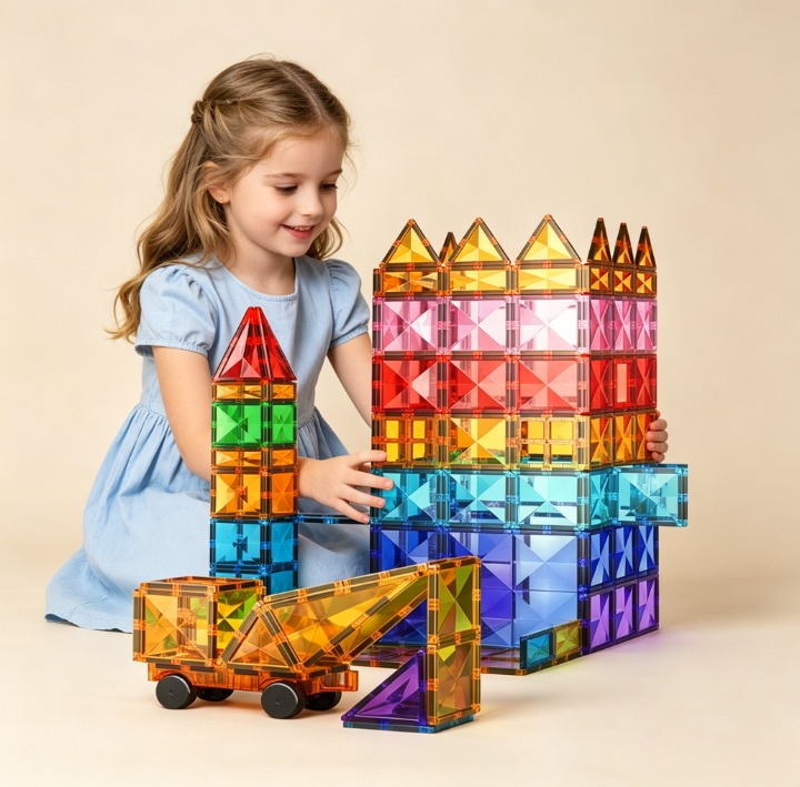 💎Geometric Magnetic Construction Kit