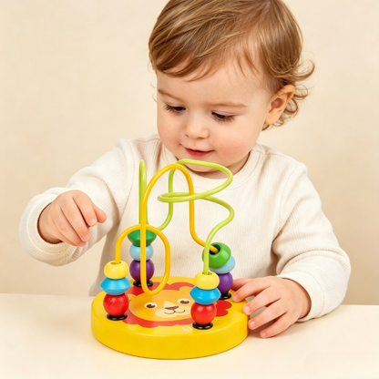 Montessori Wooden Bead Maze Toy