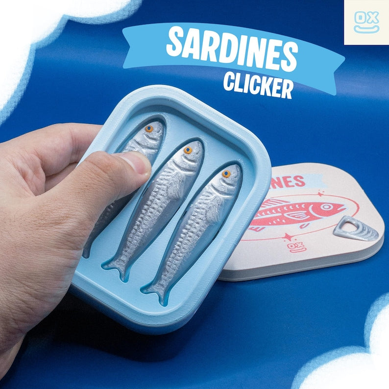 🐟 Sardine Tin Clicker — A Satisfying Desk Gadget & Unique Fidget Toy