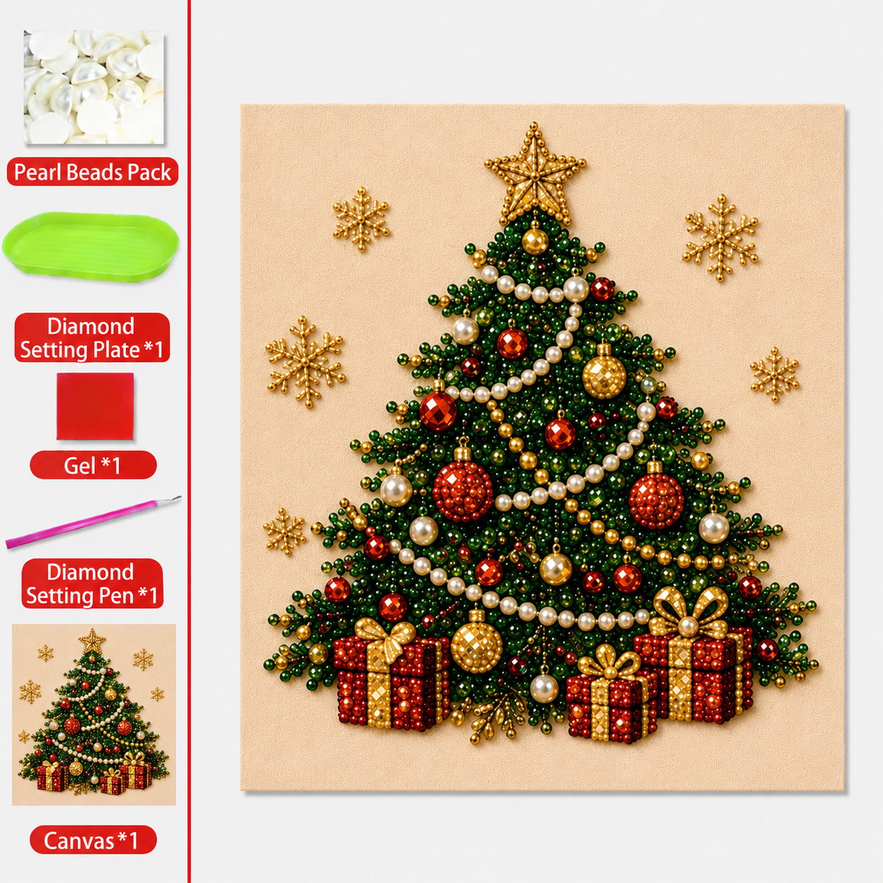 Christmas Pearl Diamond Painting Kit