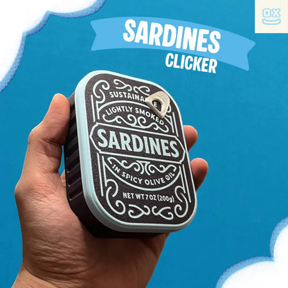 🐟 Sardine Tin Clicker — A Satisfying Desk Gadget & Unique Fidget Toy