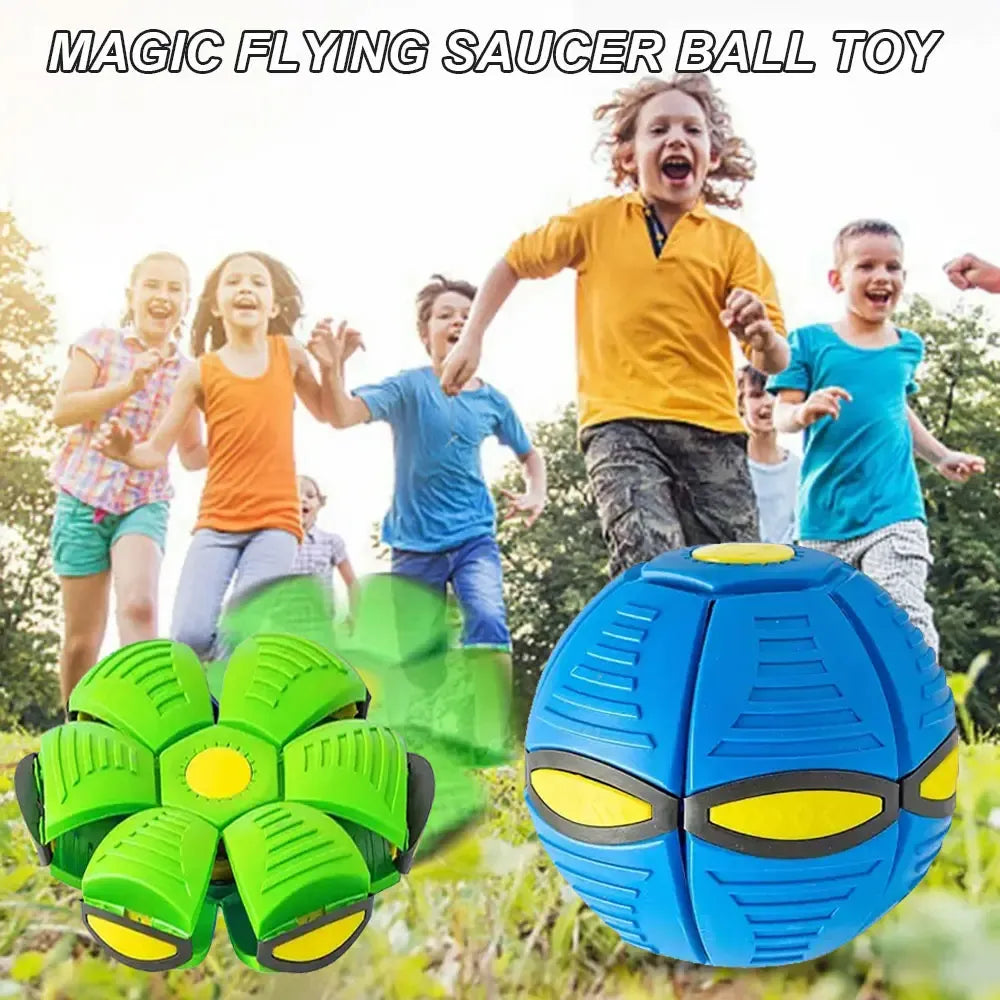 Magic Flying Disc Ball – 2-in-1 LED Light-Up Sensory Toy for Kids