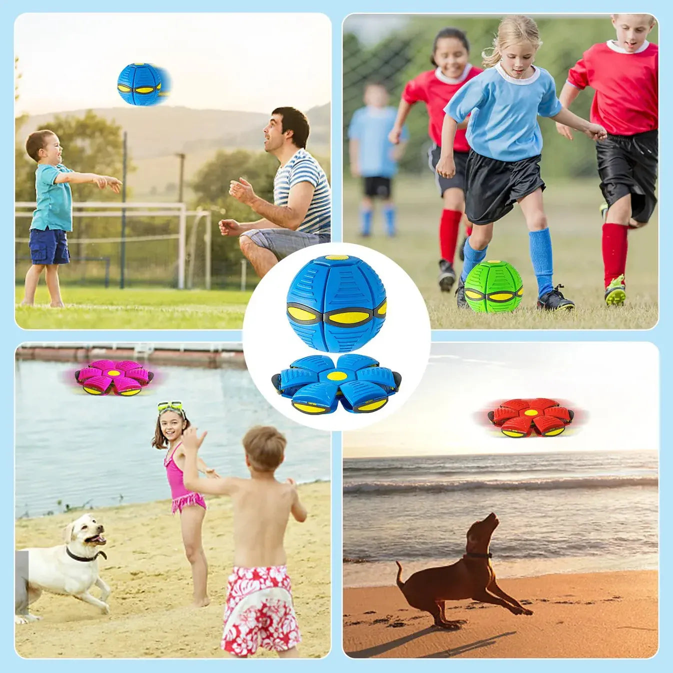 Magic Flying Disc Ball – 2-in-1 LED Light-Up Sensory Toy for Kids