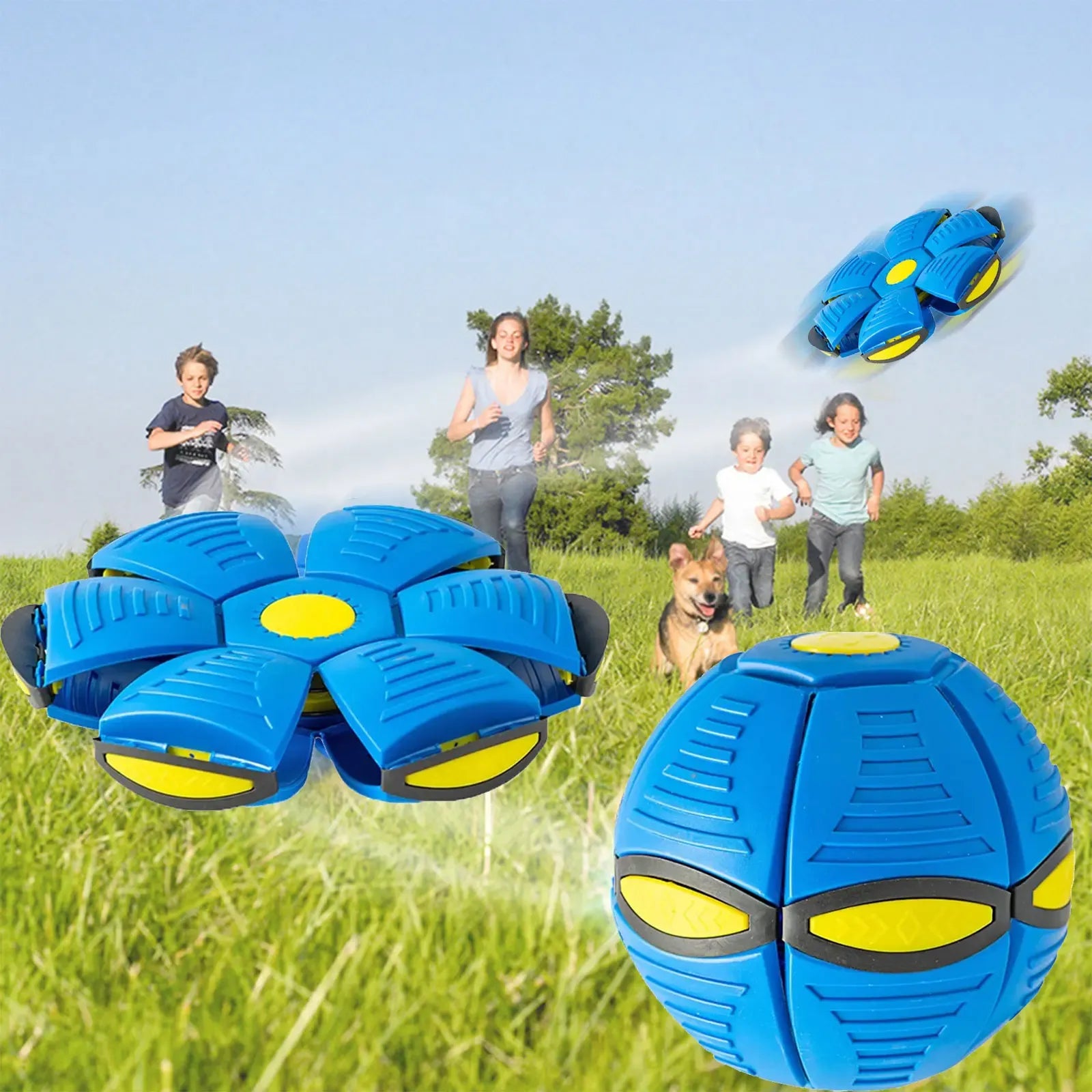 Magic Flying Disc Ball – 2-in-1 LED Light-Up Sensory Toy for Kids
