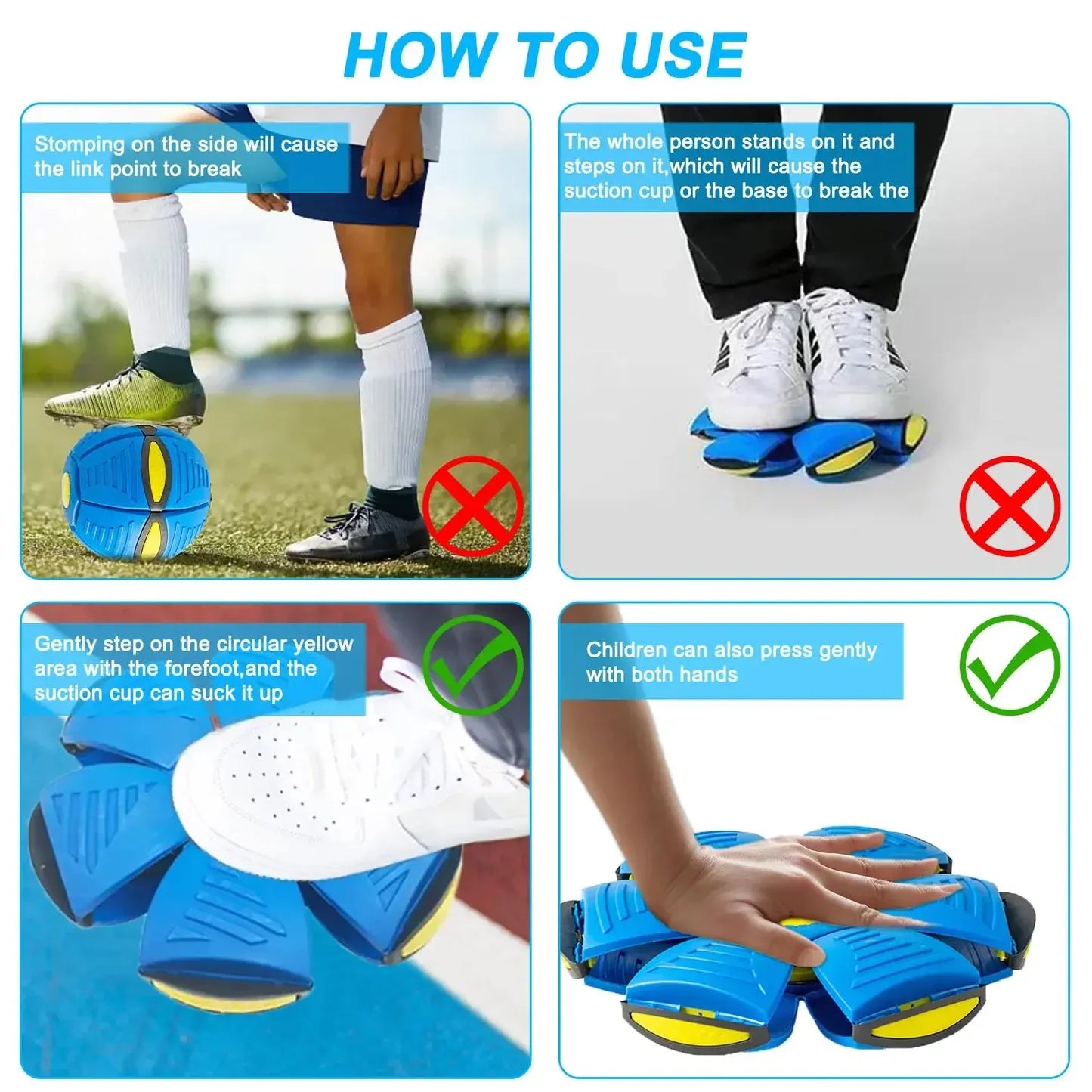 Magic Flying Disc Ball – 2-in-1 LED Light-Up Sensory Toy for Kids