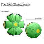 Magic Flying Disc Ball – 2-in-1 LED Light-Up Sensory Toy for Kids