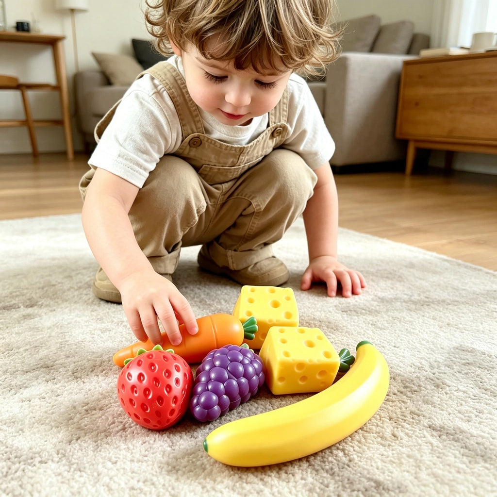 🍓Jumbo Fruit & Cheese Squishy Toy