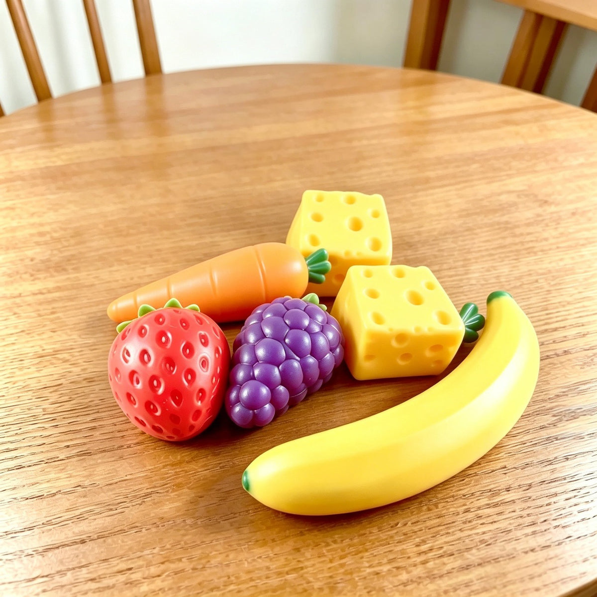 🍓Jumbo Fruit & Cheese Squishy Toy