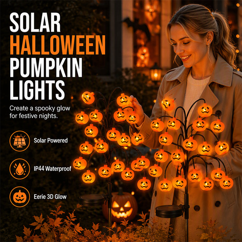 🎃 Halloween Solar Outdoor Lights — Make Your Yard Glow ✨